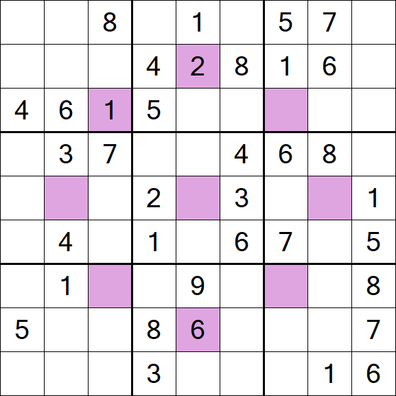 Asterisk Sudoku - Medium