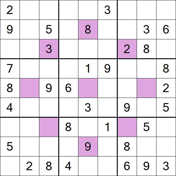 Asterisk Sudoku - Medium