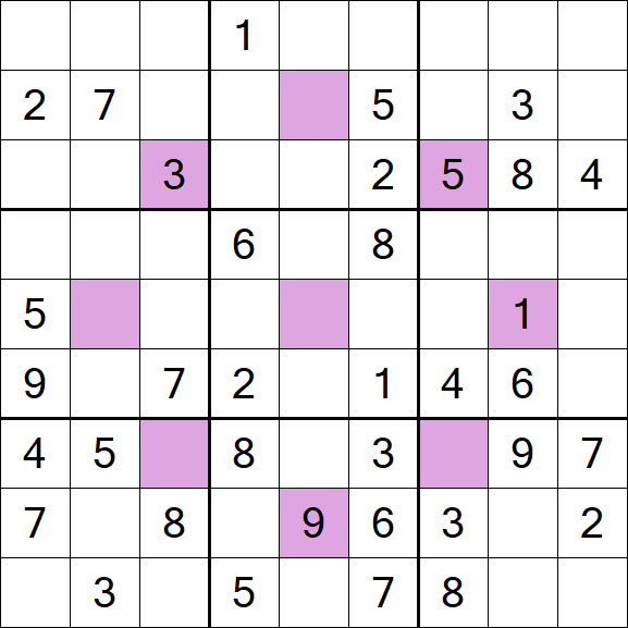 Asterisk Sudoku - Medium