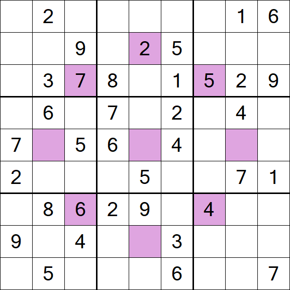 Asterisk Sudoku - Medium