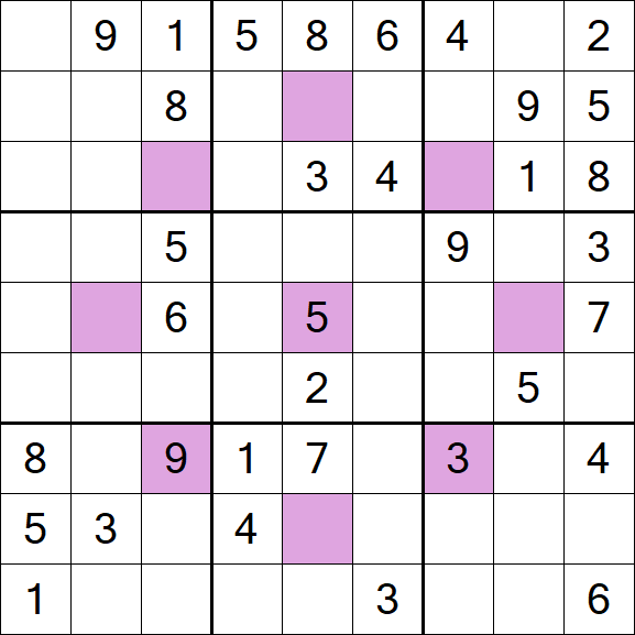 Asterisk Sudoku - Medium