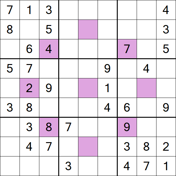 Asterisk Sudoku - Medium