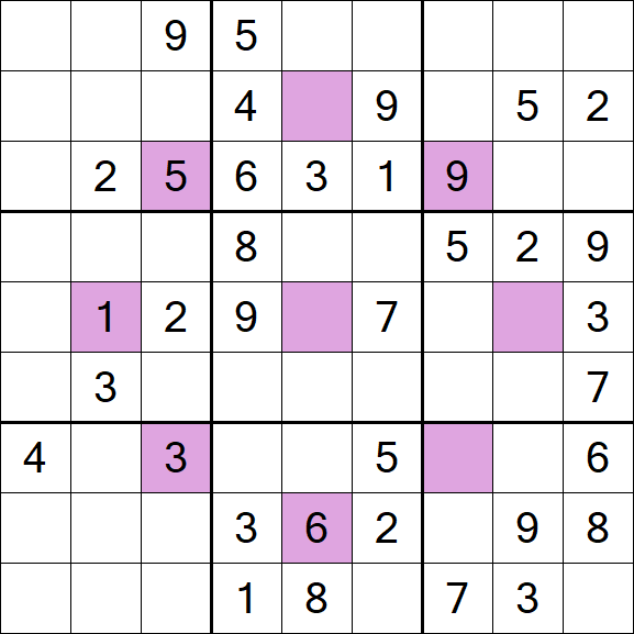 Asterisk Sudoku - Medium