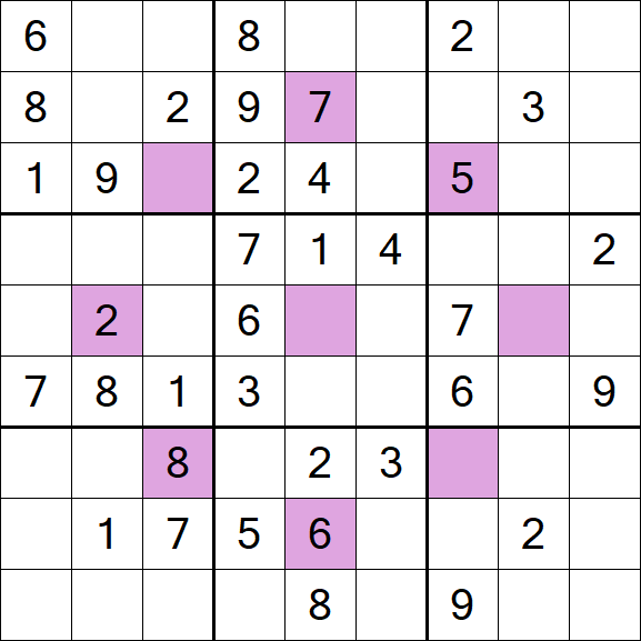 Asterisk Sudoku - Medium