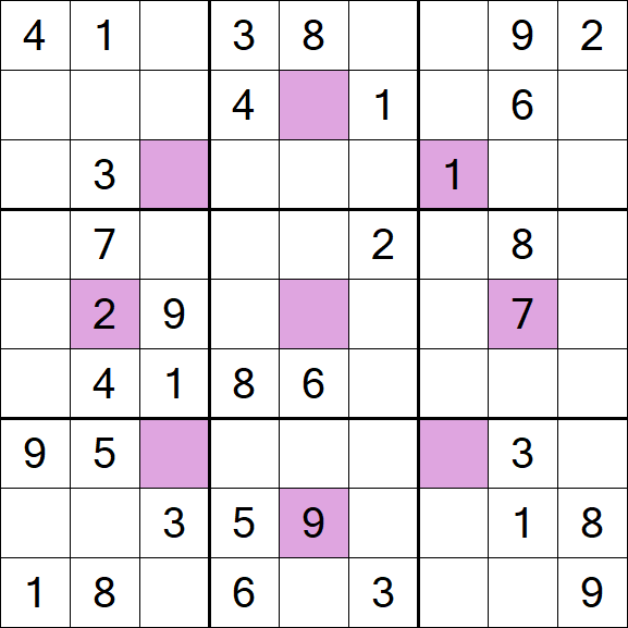 Asterisk Sudoku - Medium