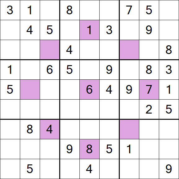 Asterisk Sudoku - Medium