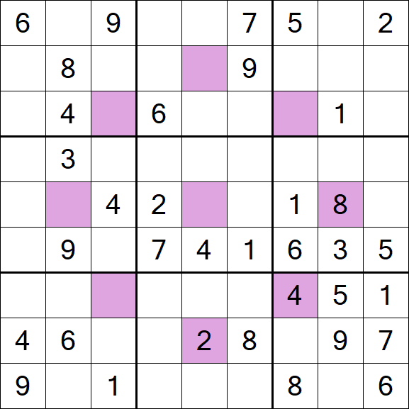 Asterisk Sudoku - Medium