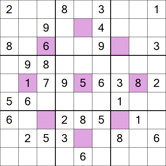 Asterisk Sudoku - Medium