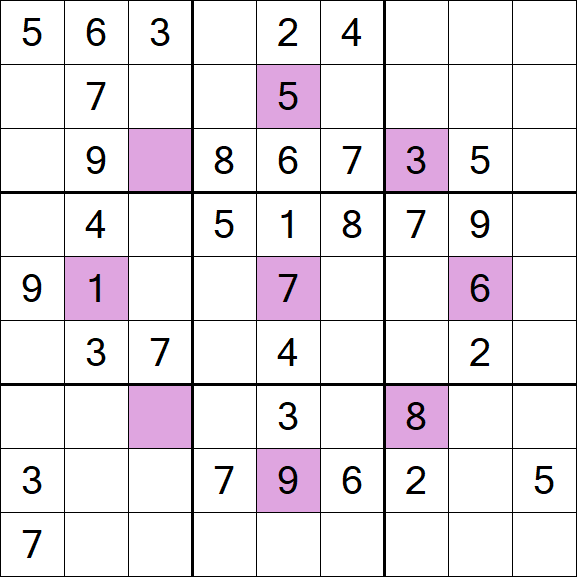 Asterisk Sudoku - Medium