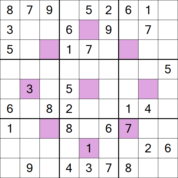 Asterisk Sudoku - Medium