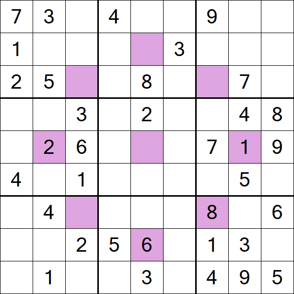 Asterisk Sudoku - Medium