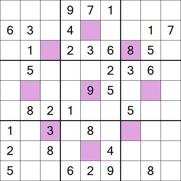 Asterisk Sudoku - Medium