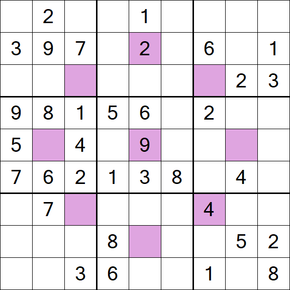 Asterisk Sudoku - Medium