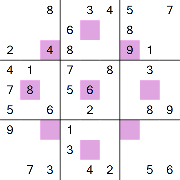 Asterisk Sudoku - Medium