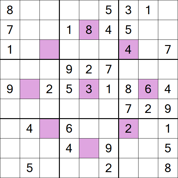 Asterisk Sudoku - Medium