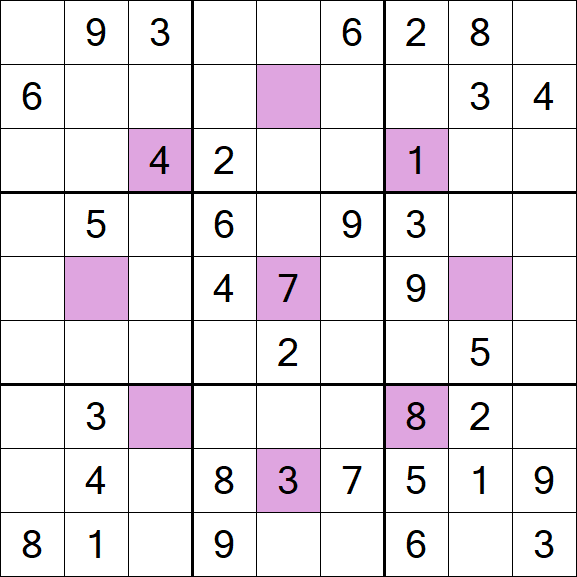 Asterisk Sudoku - Medium