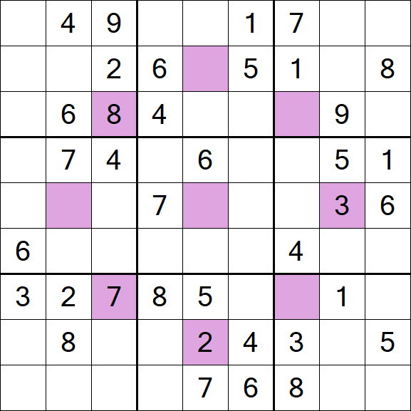 Asterisk Sudoku - Medium