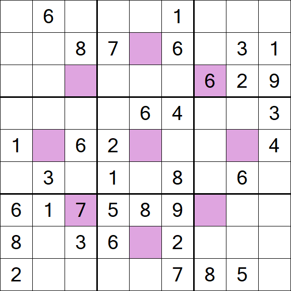 Asterisk Sudoku - Medium