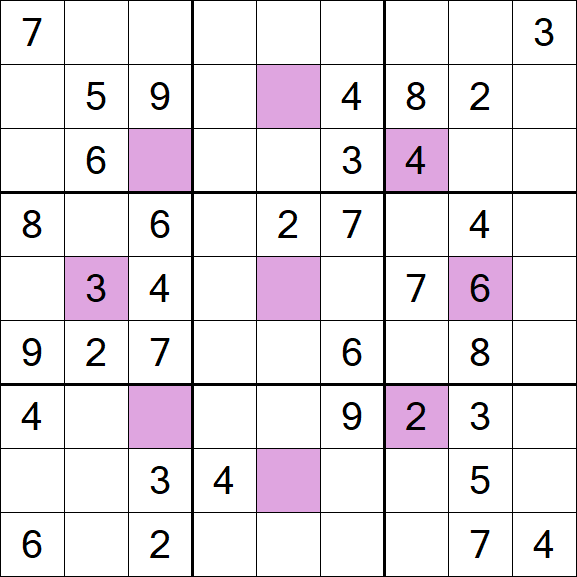 Asterisk Sudoku - Médio