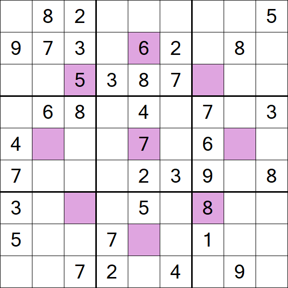 Asterisk Sudoku - Mittel