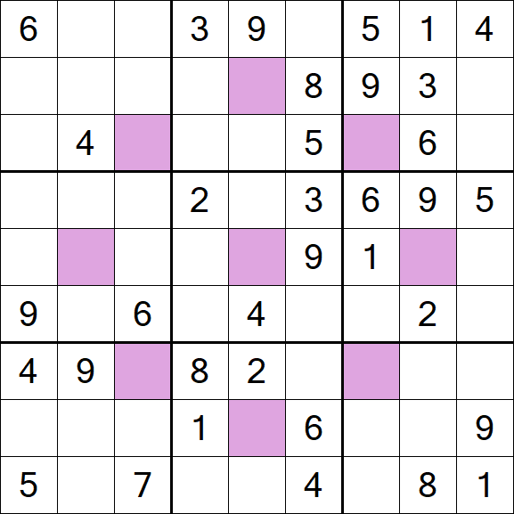 Asterisk Sudoku - Moyen