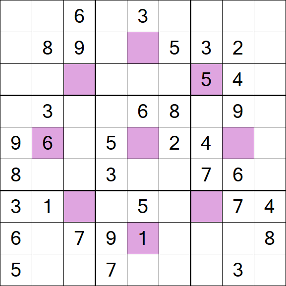 Asterisk Sudoku - Moyen