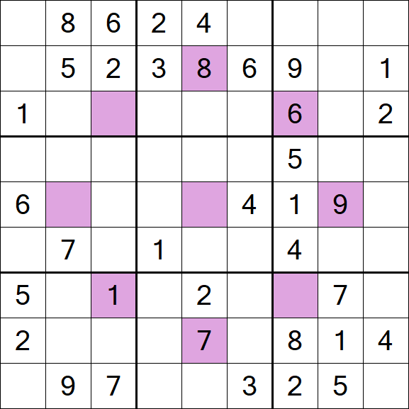 Asterisk Sudoku - Moyen