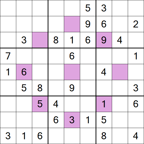 Asterisk Sudoku - Moyen