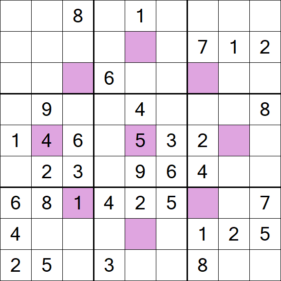 Asterisk Sudoku - Moyen