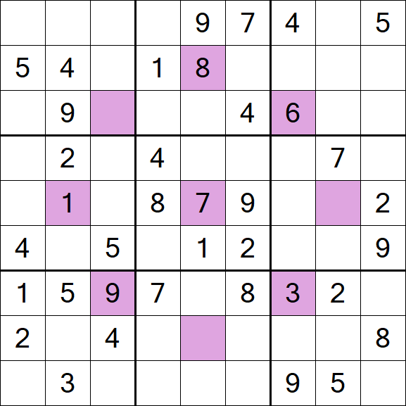 Asterisk Sudoku - Moyen
