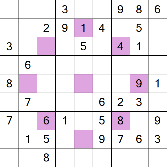 Asterisk Sudoku - Moyen