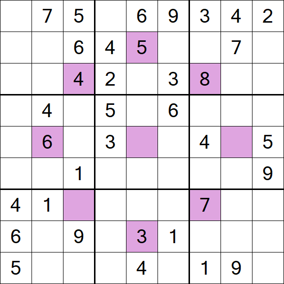 Asterisk Sudoku - Moyen