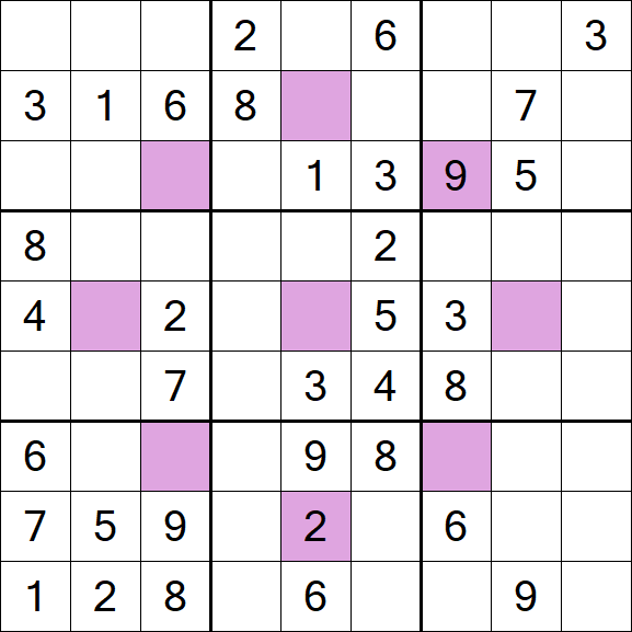 Asterisk Sudoku - Moyen