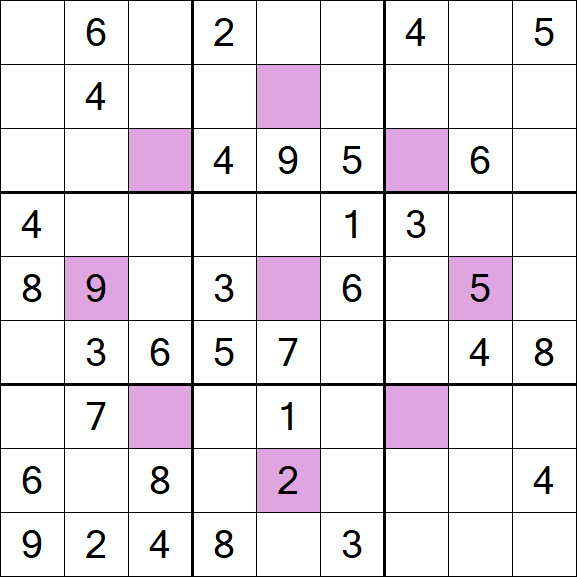 Asterisk Sudoku - Moyen