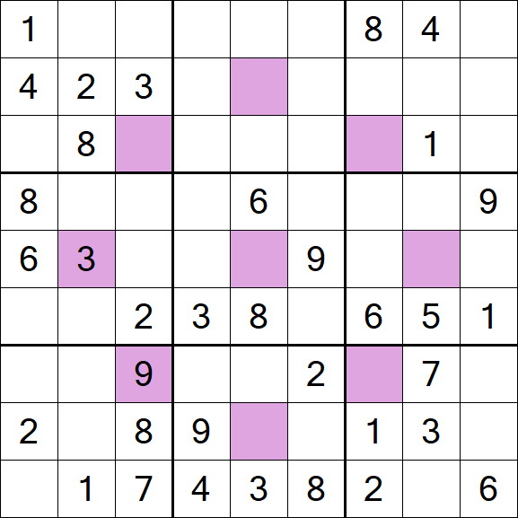 Asterisk Sudoku - Moyen