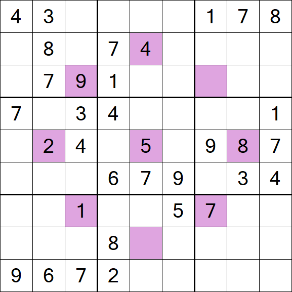 Asterisk Sudoku - Médio