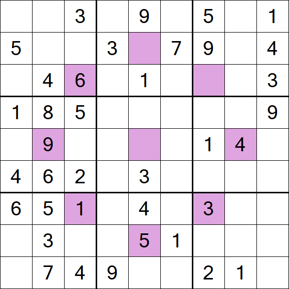 Asterisk Sudoku - Moyen