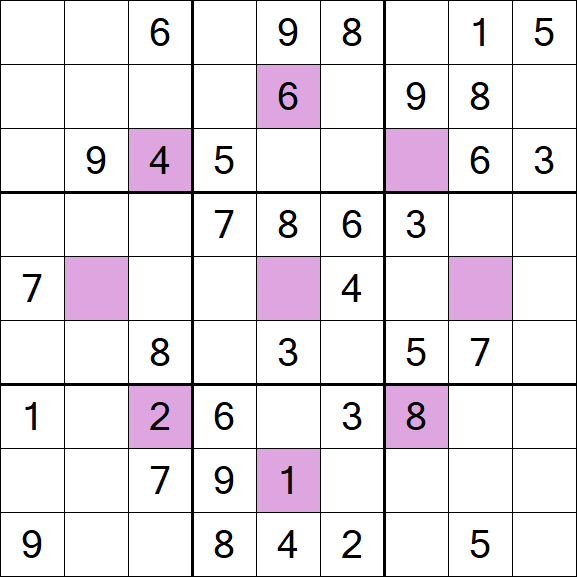 Asterisk Sudoku - Moyen