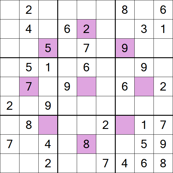 Asterisk Sudoku - Moyen