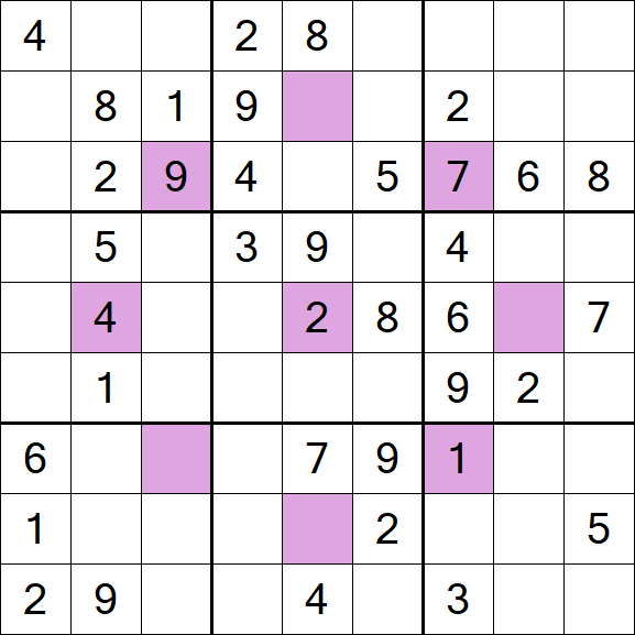 Asterisk Sudoku - Mittel