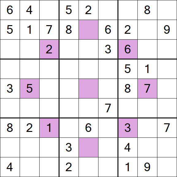 Asterisk Sudoku - Mittel