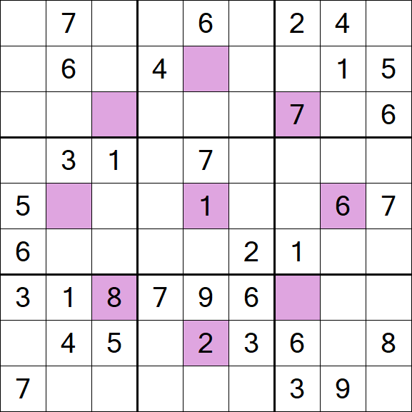 Asterisk Sudoku - Médio