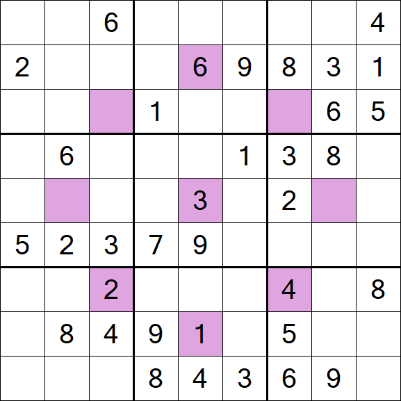 Asterisk Sudoku - Médio