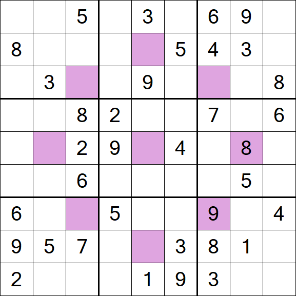 Asterisk Sudoku - Médio