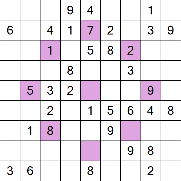 Asterisk Sudoku - Médio