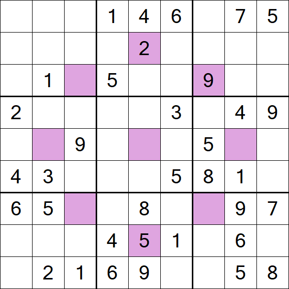 Asterisk Sudoku - Medium