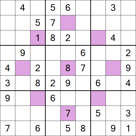 Asterisk Sudoku - Médio