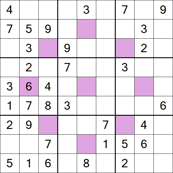 Asterisk Sudoku - Médio