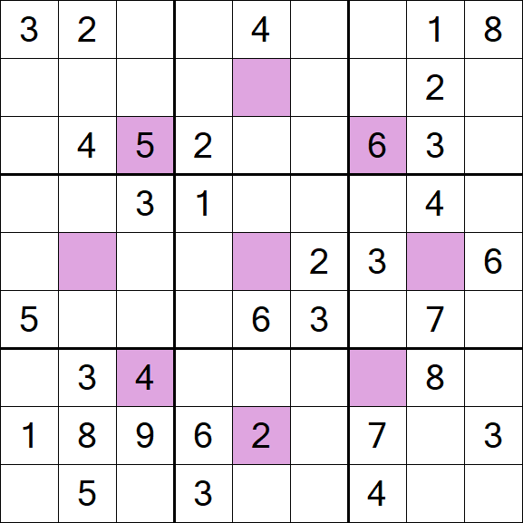 Asterisk Sudoku - Médio