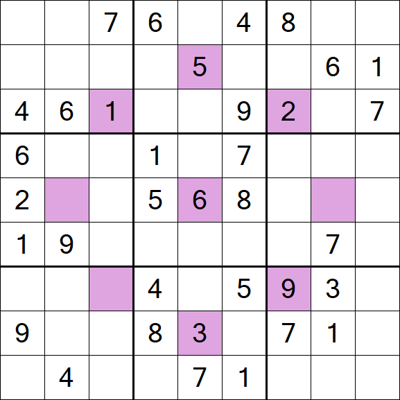 Asterisk Sudoku - Médio